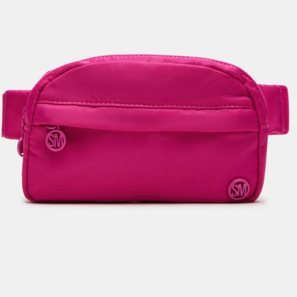 STEVE MADDEN hot pink belt bag